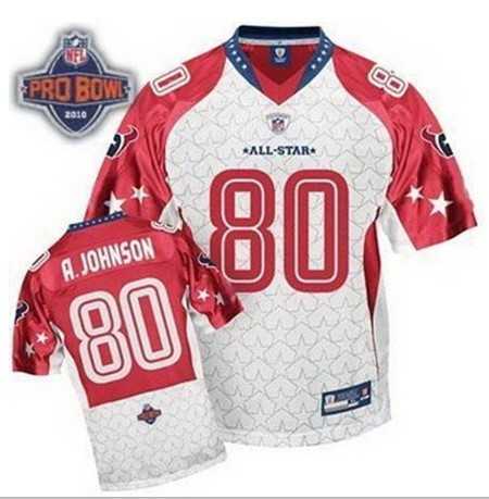 houston texans 80 andre johnson 2010 pro bowl afc jersey houston texans 80 andre johnson 2010 pro bowl afc jersey