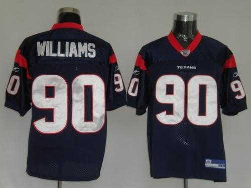 houston texans 90 williams blue jerseys houston texans 90 williams blue jerseys