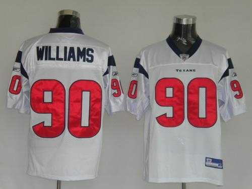houston texans 90 williams white jerseys houston texans 90 williams white jerseys
