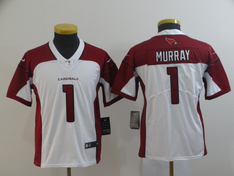 ike Cardinals 1 Kyler Murray White Youth 2019 NFL Draft First Round Pick Vapor Untouchable Limited Jersey