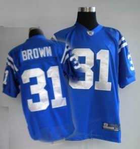 indianapolis colts #31 brown blue jersey indianapolis colts #31 brown blue jersey