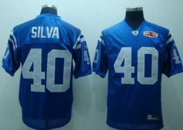 indianapolis colts #40 silva 2010 super bowl blue jersey indianapolis colts #40 silva 2010 super bowl blue jersey