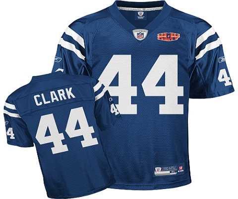 indianapolis colts #44 peyton clrak super bowl xliv blue indianapolis colts #44 peyton clrak super bowl xliv blue
