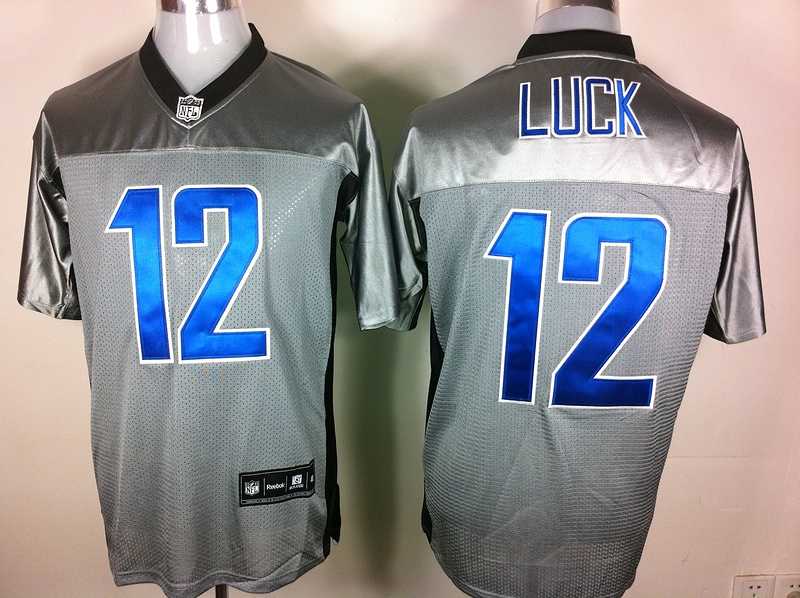 indianapolis colts 12 andrew luck gray shadow jerseys indianapolis colts 12 andrew luck gray shadow jerseys