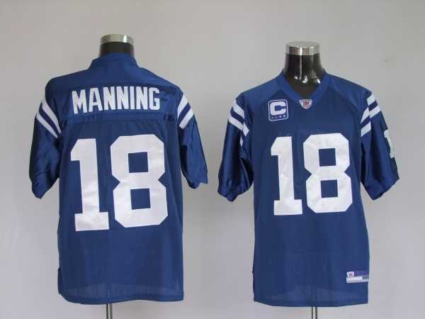 indianapolis colts 18 peyton manning blue
