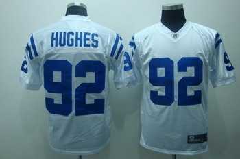 indianapolis colts 92 jerry hughes white jerseys
