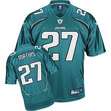 jacksonville jaguars 27 rashean mathis team color jersey- new for 2009! jacksonville jaguars 27 rashean mathis team color jersey- new for 2009!