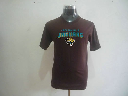 jacksonville jaguars big & tall critical victory t-shirt brown