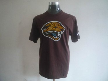 jacksonville jaguars sideline legend authentic logo dri-fit t-shirt -brown jacksonville jaguars sideline legend authentic logo dri-fit t-shirt -brown