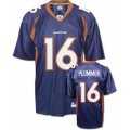 jake plummer #16 denver broncos navy jersey