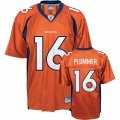 jake plummer #16 denver broncos orange jersey
