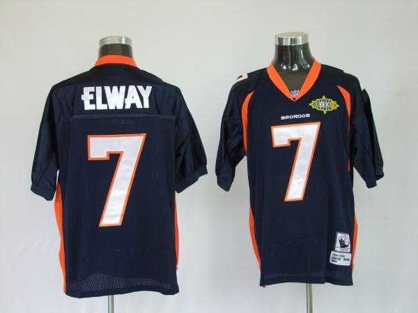 jerseys denver broncos 7 john elway blue throwback jerseys