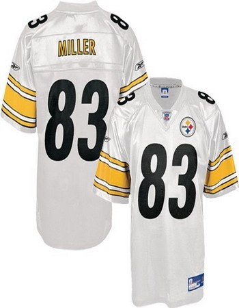 jerseys pittsburgh steelers 83 heath miller white