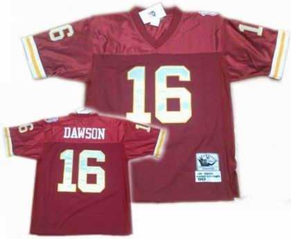 kansas city chiefs #16 len dawson throwback red jerseys