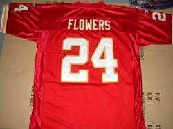 kansas city chiefs #24 flowers red jerseys