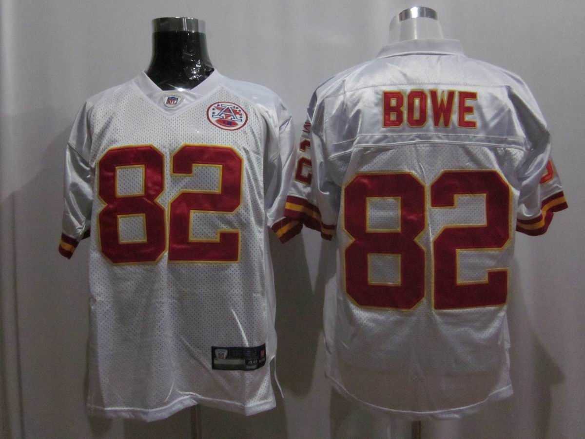 kansas city chiefs #82 bowe white color jersey kansas city chiefs #82 bowe white color jersey