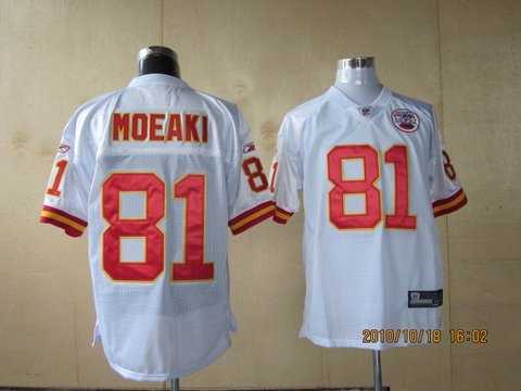 kansas city chiefs 81 moeaki white jersey