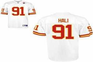 kansas city chiefs 91 tamba hali white jersey