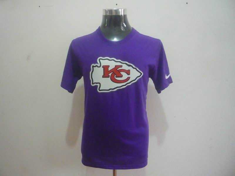 kansas city chiefs sideline legend authentic logo dri-fit t-shirt -purple