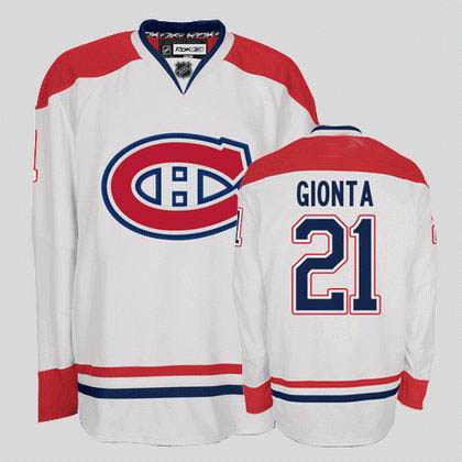 kids montreal canadiens #21 brian gionta white