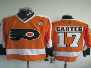 kids nhl jerseys philadelphia flyers 17 carter orange kids kids nhl jerseys philadelphia flyers 17 carter orange kids