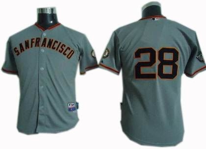 kids san francisco giants #28 posey 2010 world series champions grey kids san francisco giants #28 posey 2010 world series champions grey
