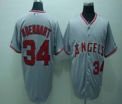los angeles angels 34 adenhart grey jerseys