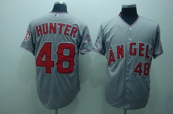 los angeles angels 48 hunte grey jerseys all star patch