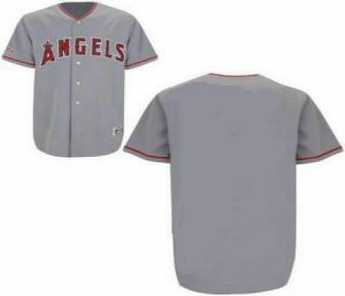 los angeles angels blank grey jersey