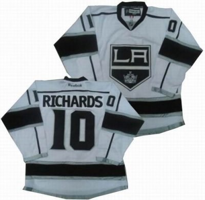 los angeles kings 10# mike richards white jersey