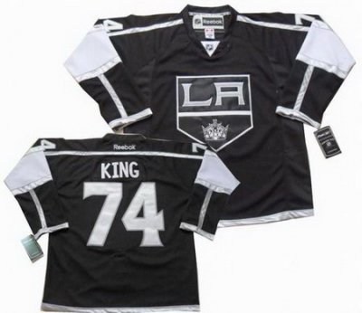 los angeles kings 74# dwight king black jerseys