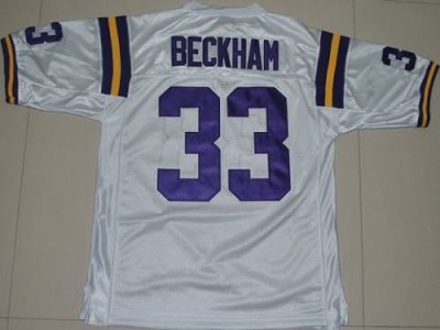 lsu tigers #33 odell beckham white embroidered ncaa jersey lsu tigers #33 odell beckham white embroidered ncaa jersey