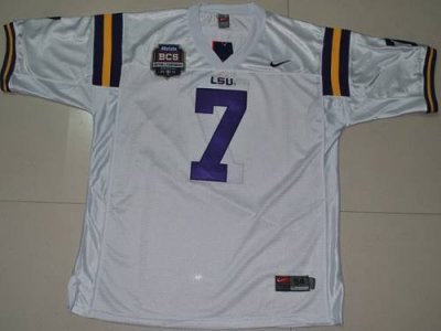 lsu tigers #7 tyrann mathieu white 2012 bcs championship patch embroidered ncaa jersey lsu tigers #7 tyrann mathieu white 2012 bcs championship patch embroidered ncaa jersey