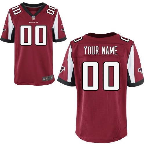 Men's Atlanta Falcons Customized Elite Team Color Jersey 