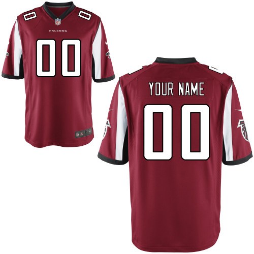 Men's Atlanta Falcons Customized Game Team Color Jersey Men's Atlanta Falcons Customized Game Team Color Jersey