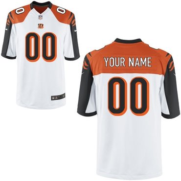 men's cincinnati bengals customized game white jerseys men's cincinnati bengals customized game white jerseys