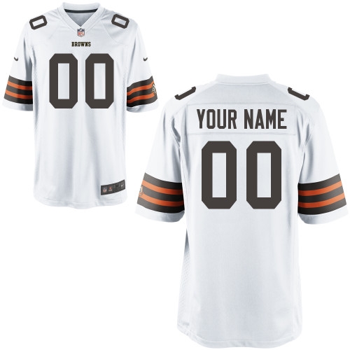 men's NEW cleveland browns customized game white jerseys men's NEW cleveland browns customized game white jerseys