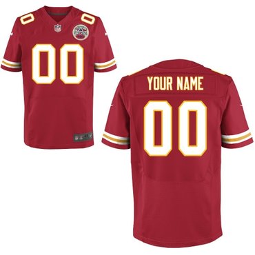 men's kansas city chiefs customized elite team color jerseys men's kansas city chiefs customized elite team color jerseys