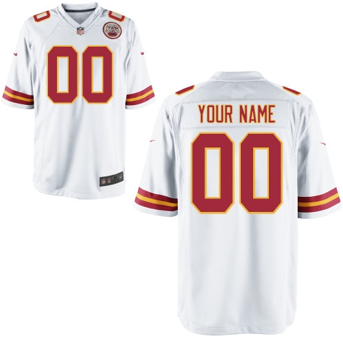 men's kansas city chiefs customized game white jerseys men's kansas city chiefs customized game white jerseys