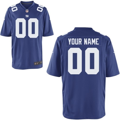 men's new york giants customized game team color jerseys
