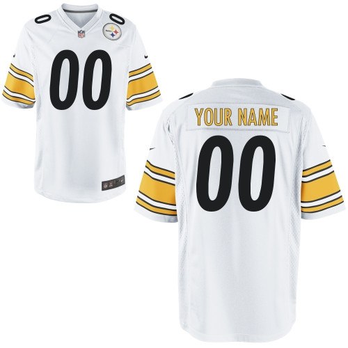 men's pittsburgh steelers customized game white jerseys men's pittsburgh steelers customized game white jerseys