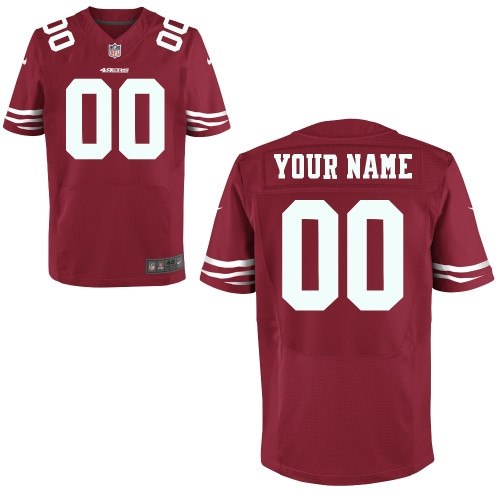 men's san francisco 49ers customized elite team color jerseys men's san francisco 49ers customized elite team color jerseys