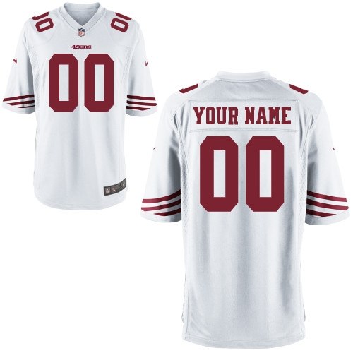 men's san francisco 49ers customized game white jerseys men's san francisco 49ers customized game white jerseys