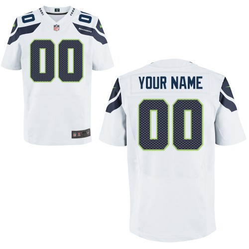men's seattle seahawks customized ELITE white jerseys men's seattle seahawks customized ELITE white jerseys