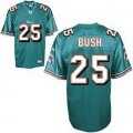 miami dolphins #25 bush green nfl jerseys