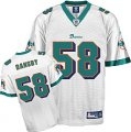 miami dolphins #58 karlos dansby white