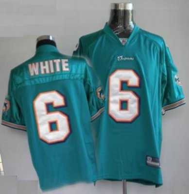 miami dolphins #6 pat white color green jerseys miami dolphins #6 pat white color green jerseys