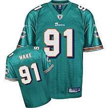 miami dolphins 91# cameron wake green jerseys