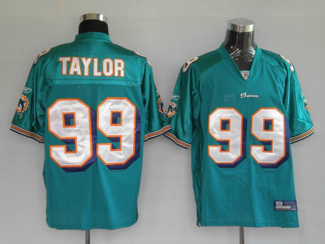 miami dolphins 99 jason taylor blue jerseys