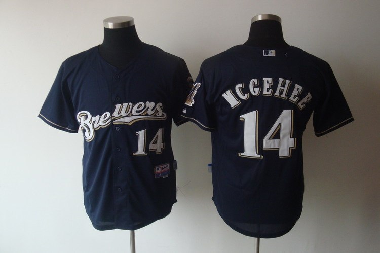 milwaukee brewers 14# mcgehee blue
